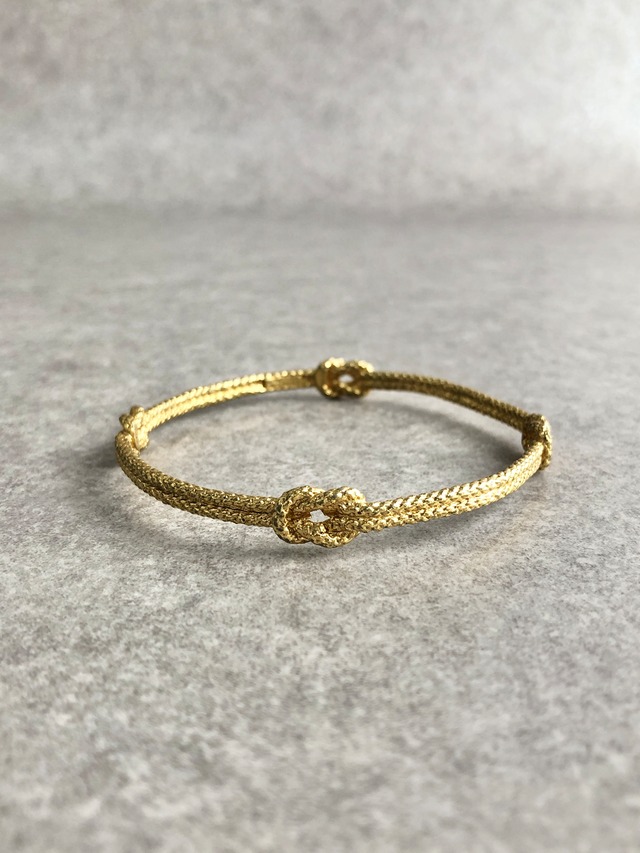 Christian Dior クリスチャン ディオール ブレスレット ゴールド ツイストロープ vintage ヴィンテージ オールド vh5yfe