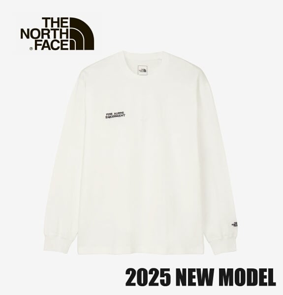 ノースフェイス ロンT 長袖 Tシャツ メンズ THE NORTH FACE ロングスリーブファインアルパインティー NT82537 ホワイト