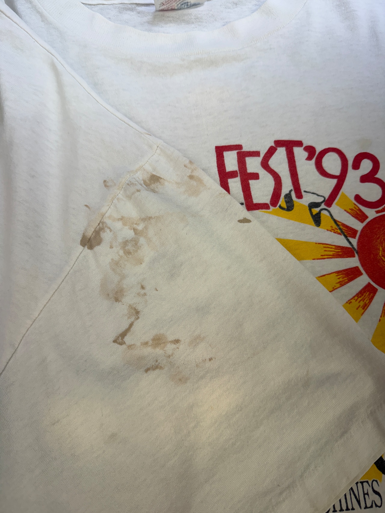 90s Vero Beach SUMMER FEST '93 Chevrolet El Camino / Hanes made in usa・画像6