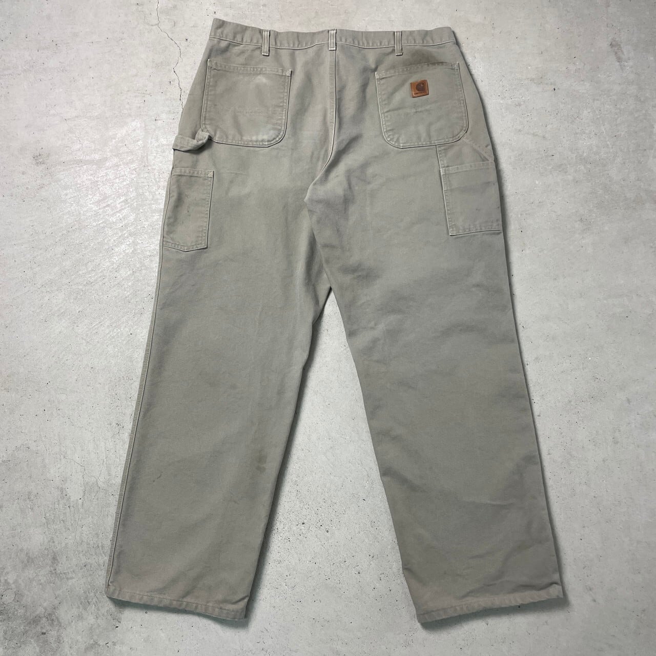 ３枚カーハート　ペインターパンツ　グレー　ワークパンツW40 L32 カーハートグレー ワークパンツ 00's USビンテージ W40 L32