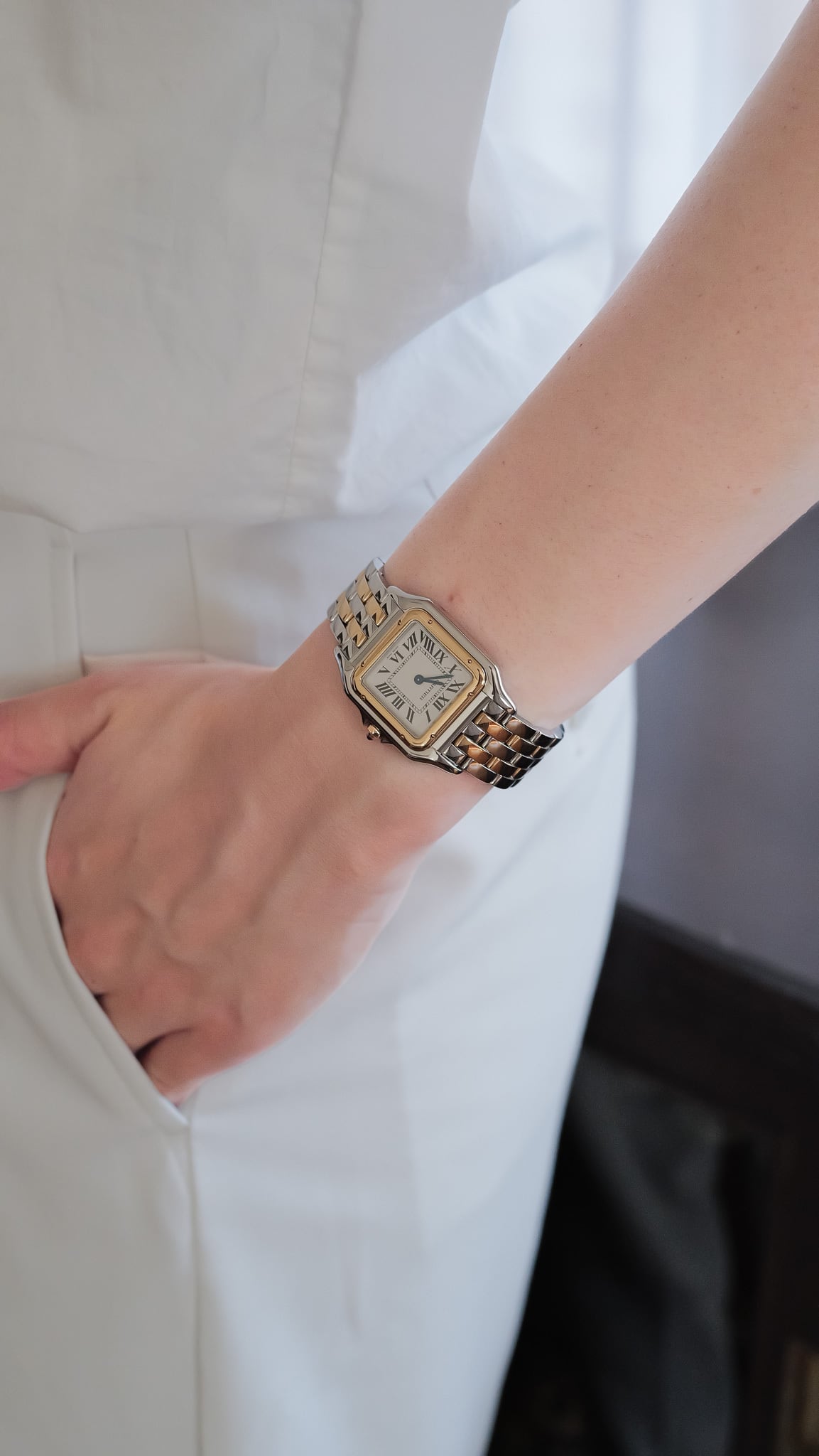 カルティエ Cartier パンテール K18コンビ コマ 12mm（カルティエ  