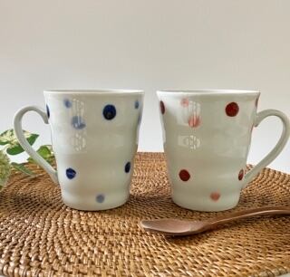 確認用　マグカップ 水玉 マグカップ | 江口製陶所オンラインストア