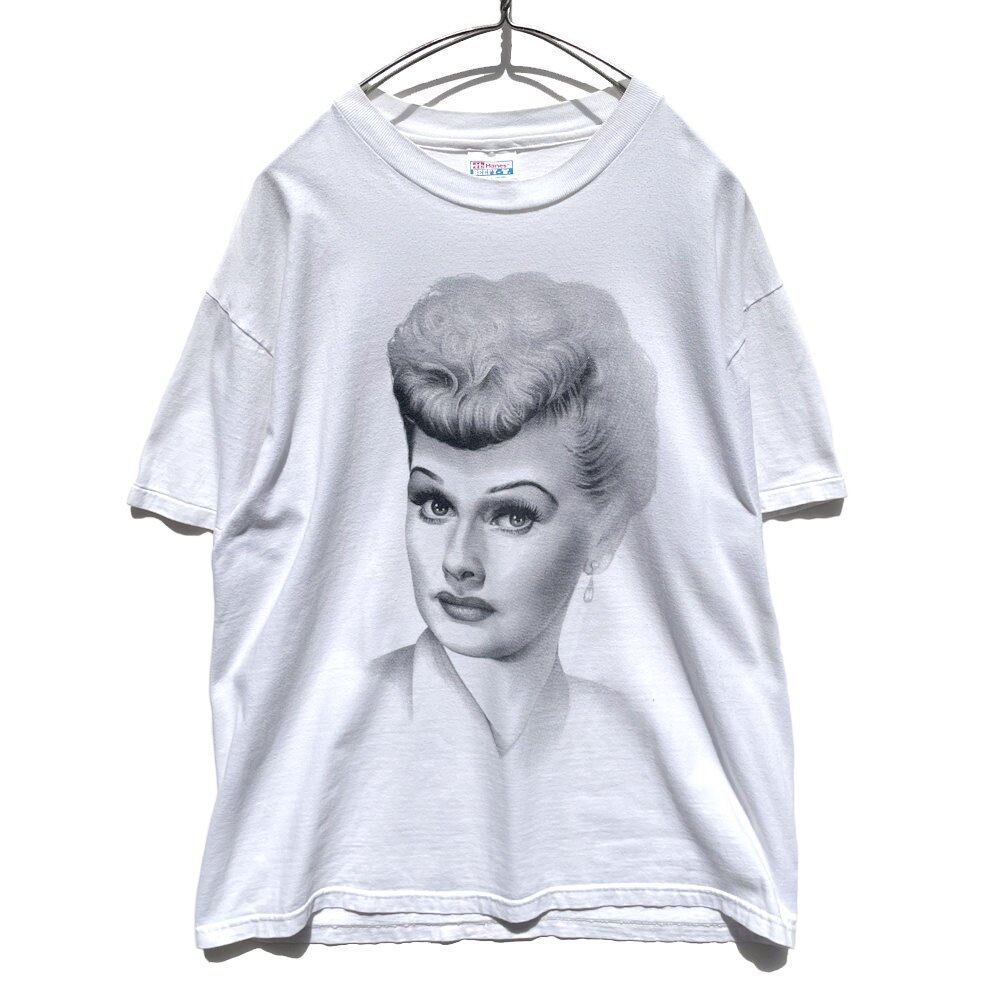 I LOVE LUCY] Vintage Print T-Shirt [1990s-] Vintage Print T-Shirt