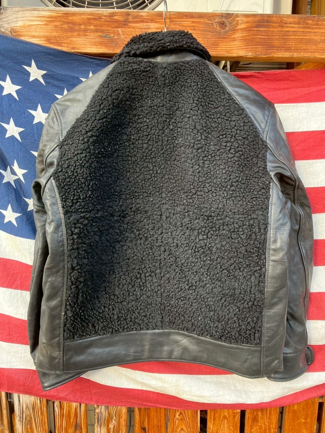 Vintage Leather Grizzly Jacket 再構築 熊ジャン ヴィンテージ