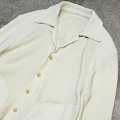 design knit jacket white