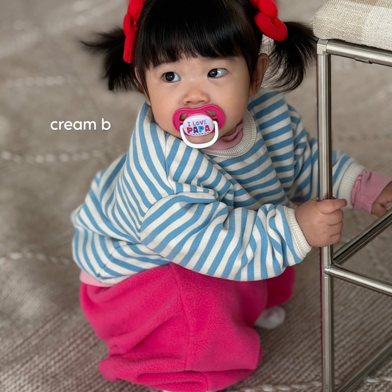 韓国子供服 / 26winter / cream bbang / フワフワボンボンパンツ / キッズ / 冬服 *XXS~XL*