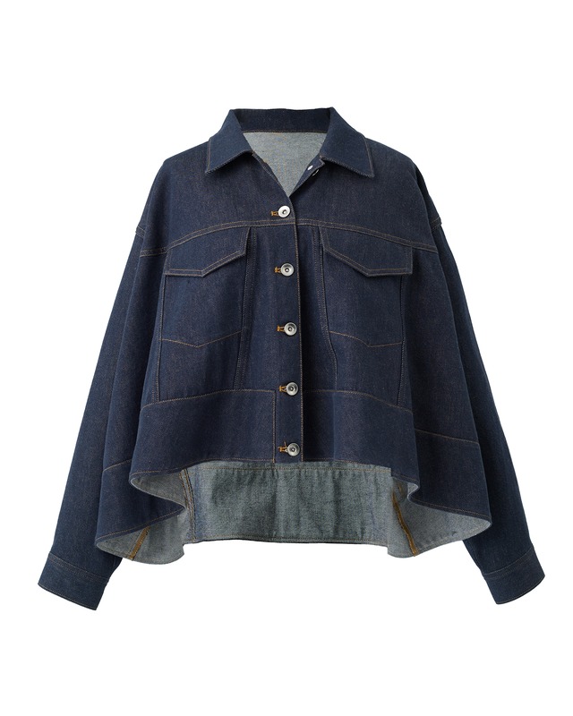 フレアデニムショートジャケット cia