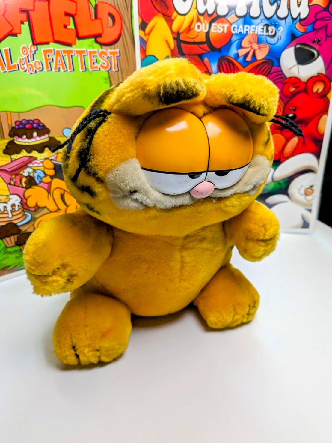 【ガーフィールド（Garfield）⑤】80年代初期  〘VINTAGE ビンテージ〙 ぬいぐるみ 〚アメリカン雑貨 アメトイ〛