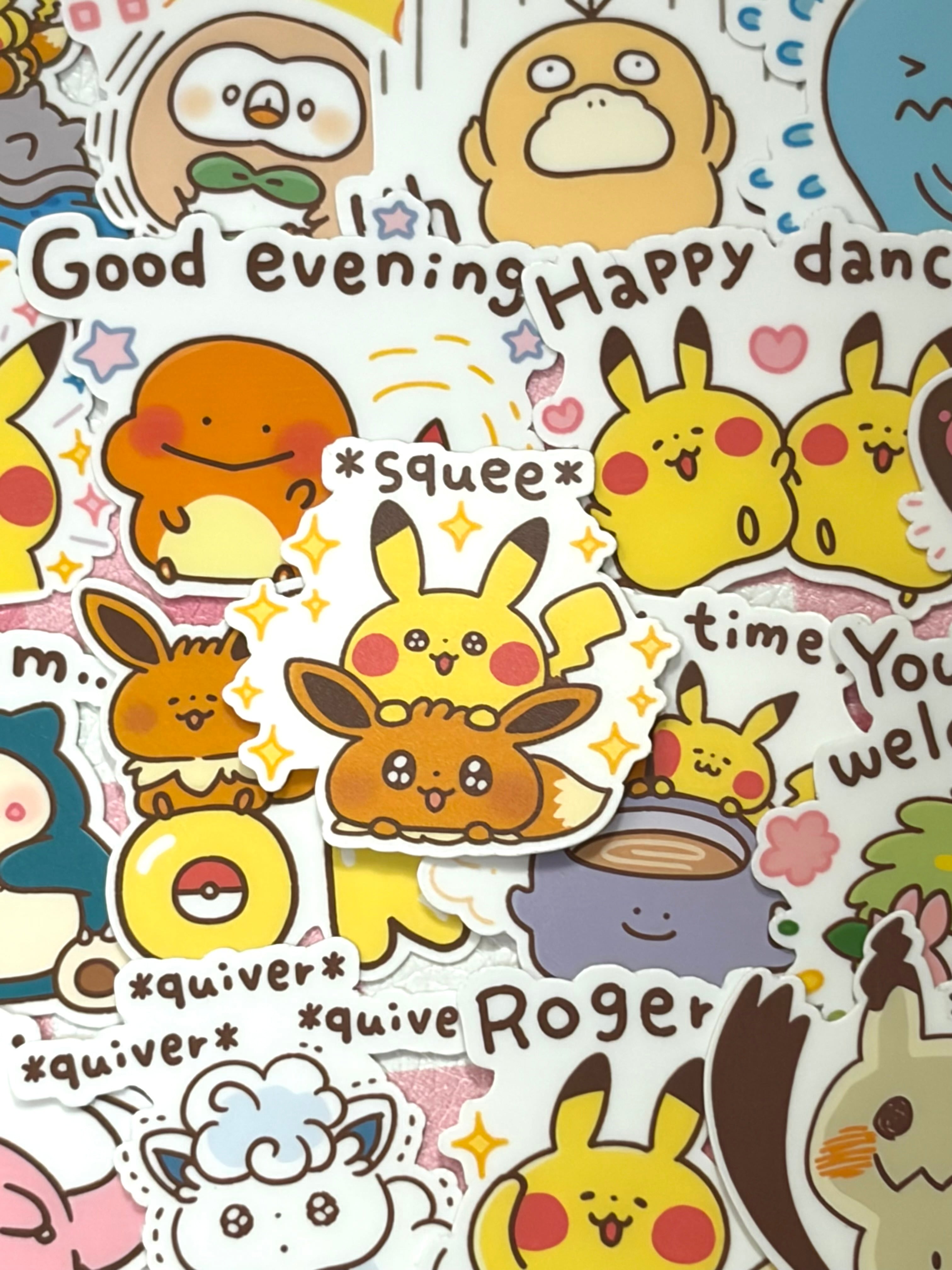 40枚 ポケモン9 防水ステッカー シール | aboo