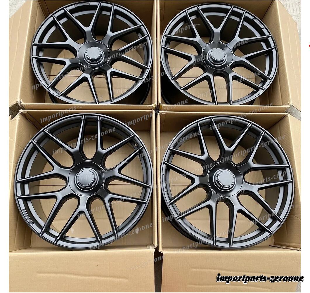 23インチ 新しいサテンブラックホイール メルセデスベンツ w463 wa463a