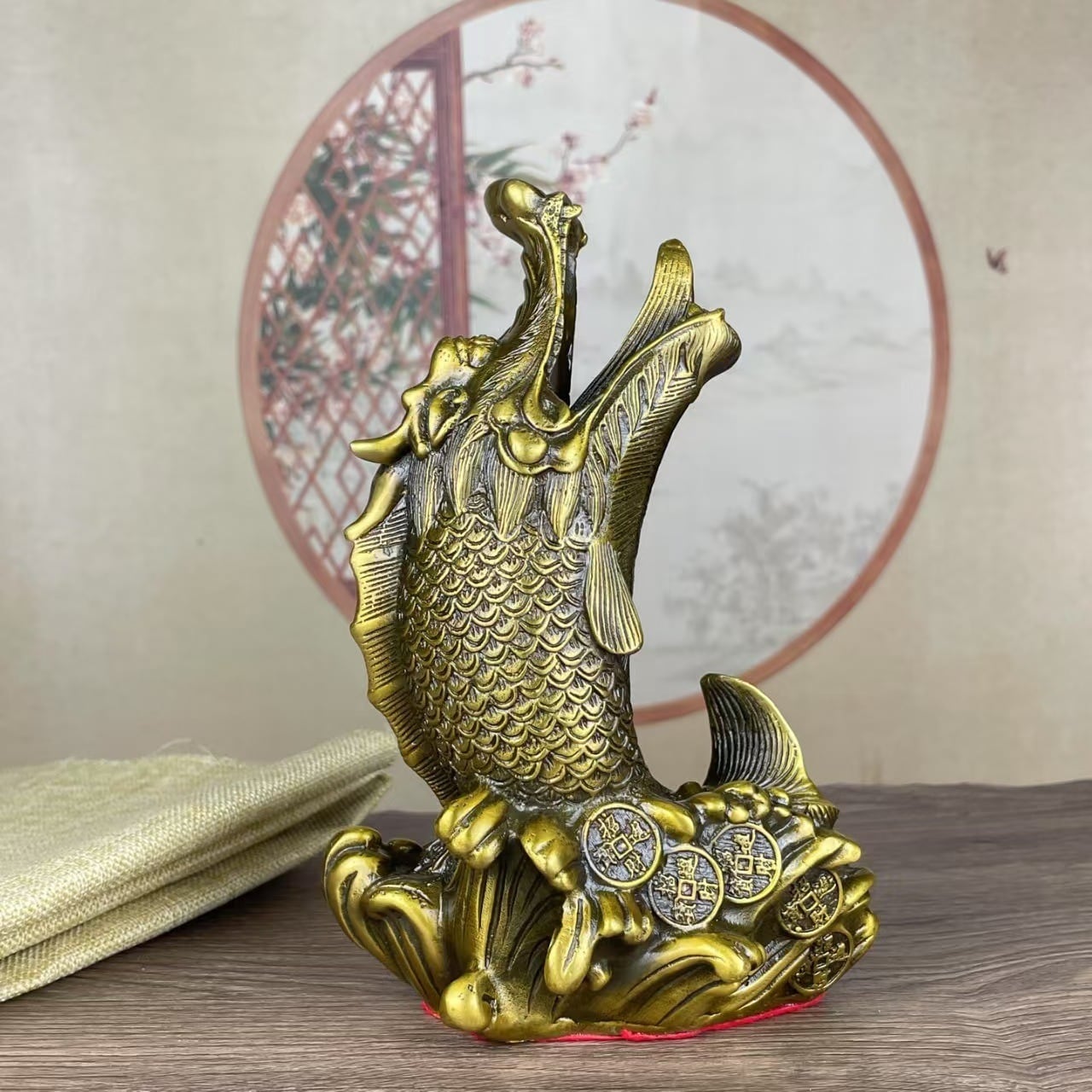 龍の置き物 骨董品 縁起物 置物 縁起物 龍 在銘 舞翁 銅龍