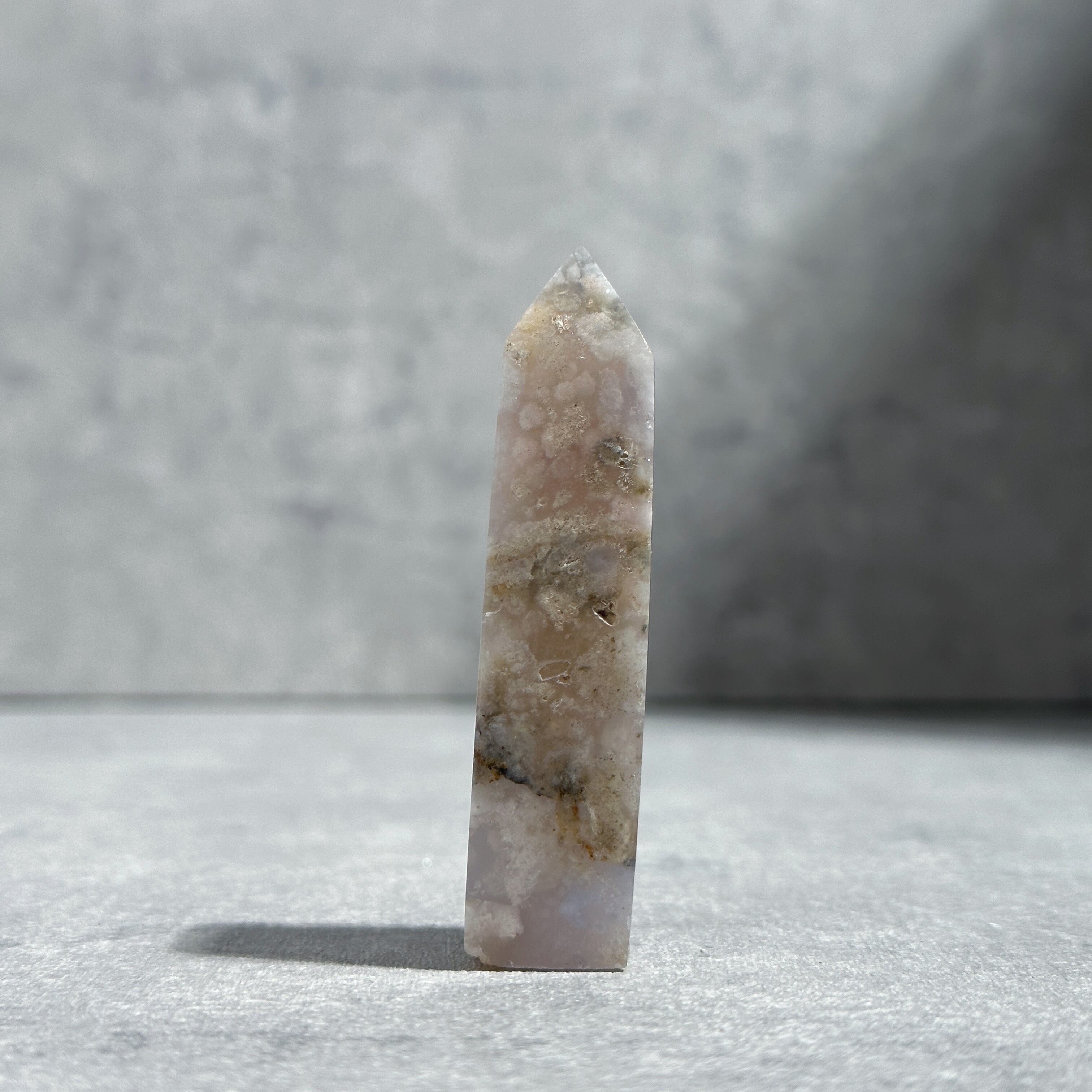 ブルーフラワーアゲート タワー型 11◇Blue Flower agate◇天然石
