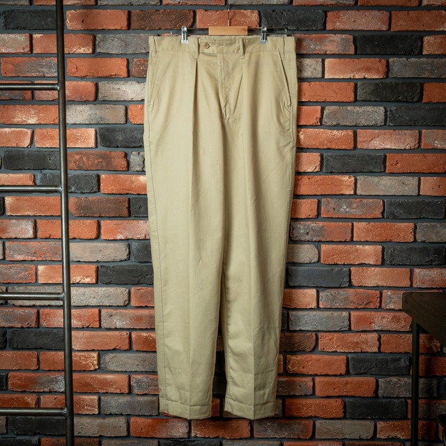 【DEADSTOCK】90's Dutch Navy Chino Trousers Cotton100％ 実物 オランダ海軍 チノパンツ コットン デッドストック 希少