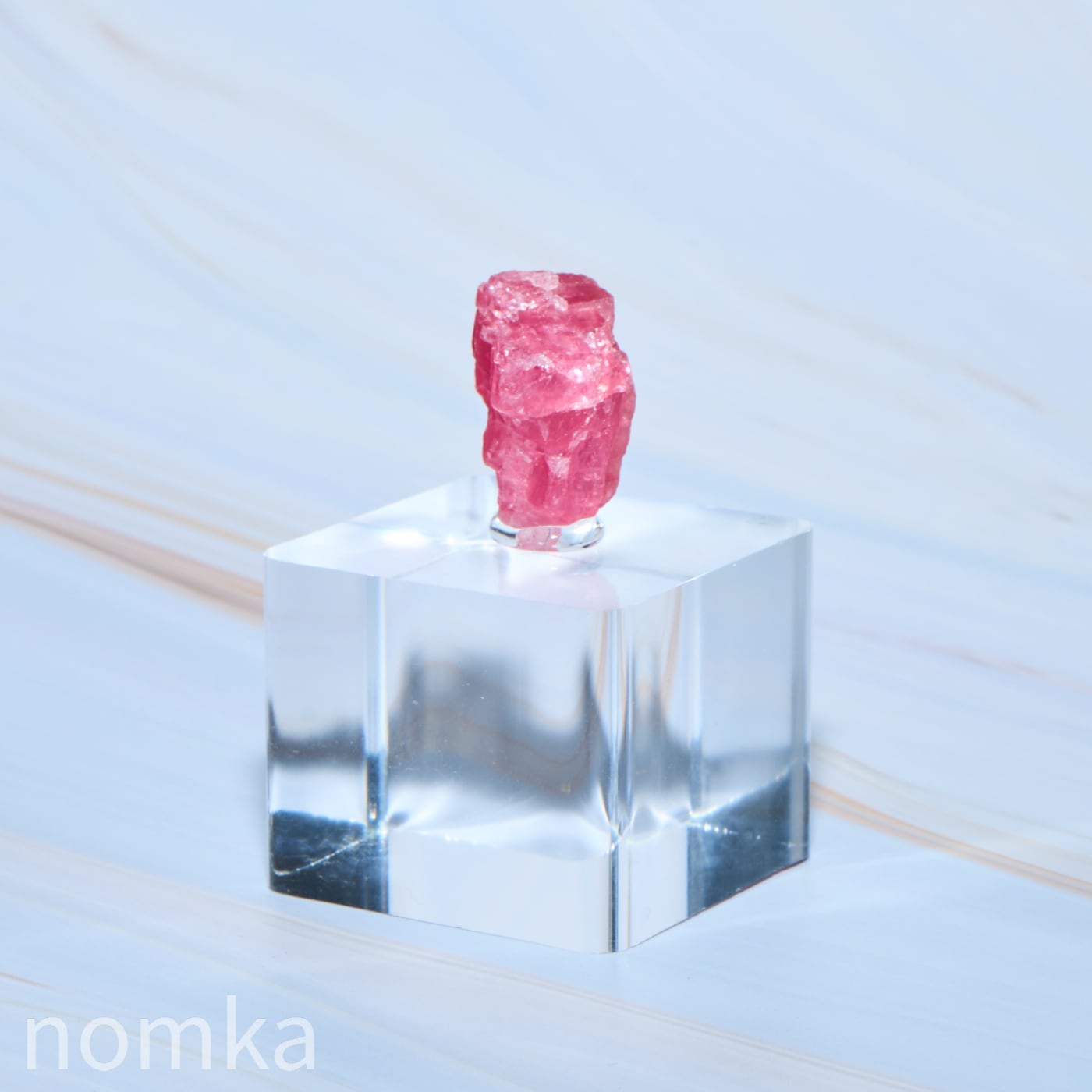 インカローズ原石台付(アルゼンチン産)3.9g ngem-0067 | nomka