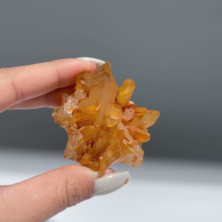 タンジェリンクォーツ クラスター33◇ Tangerine Quartz ◇ 天然石