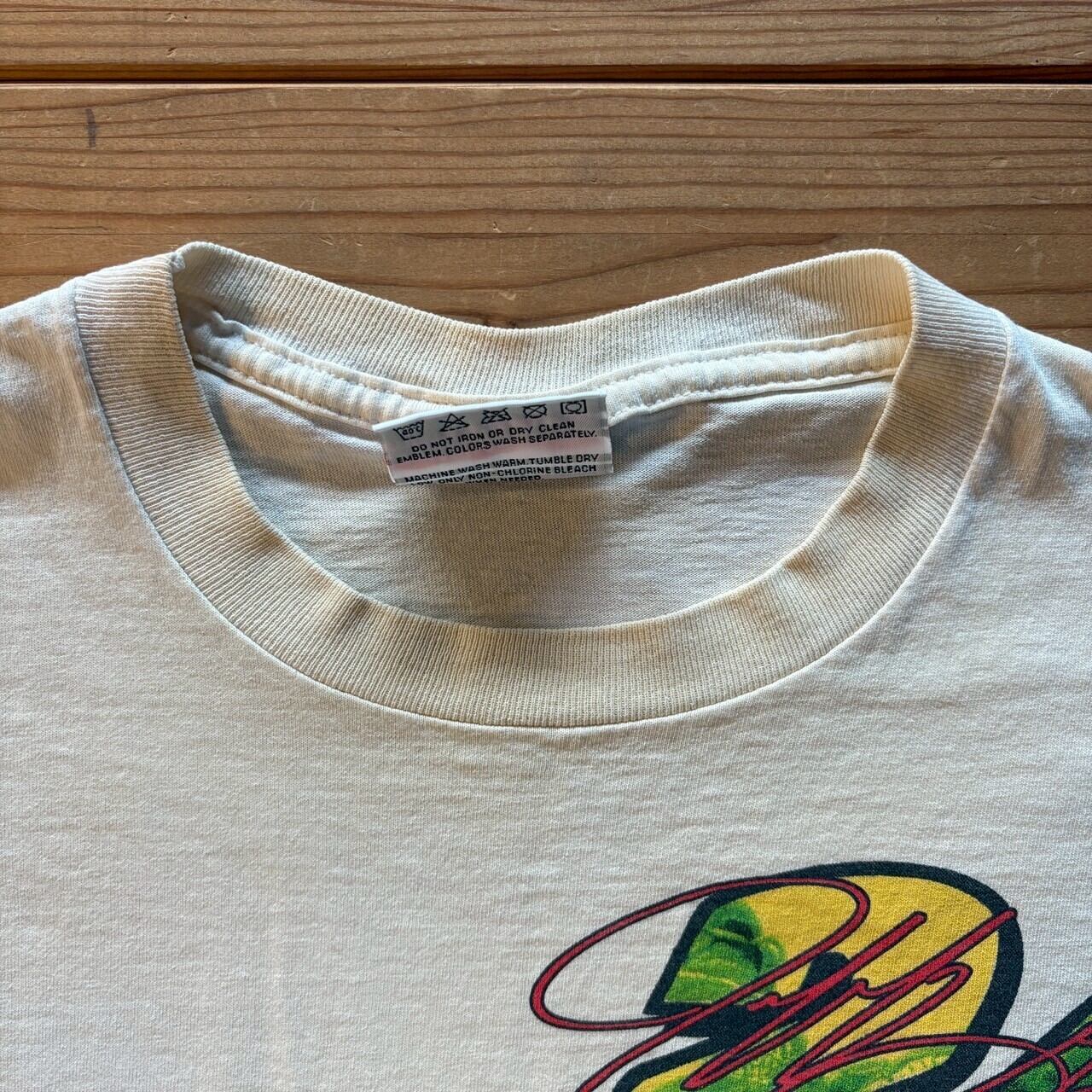 90's USA製 NASCAR レーシング Tシャツ 白 90年代 ナスカー 古着 L
