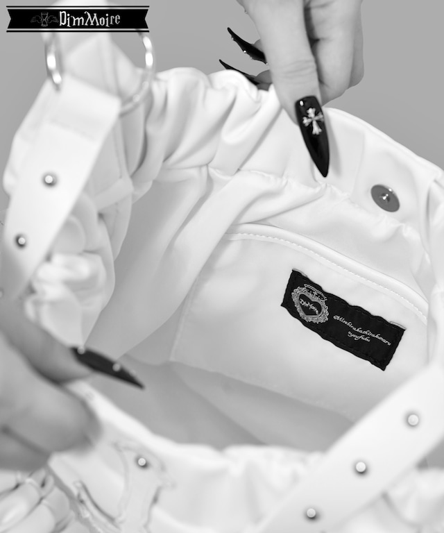 祈りの十字フリルバッグ【White】