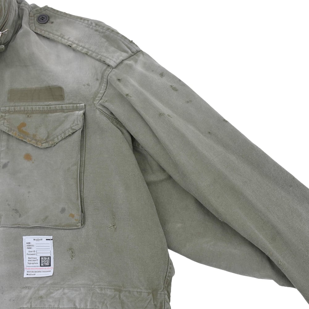 Maison MIHARA YASUHIRO】DISTRESSED M-65 JACKET | AYIN