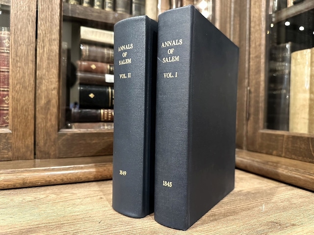 【SH007】【RIPRINT】ANNALS OF SALEM. SECOND EDITION. 2 volumes/ second-hand books