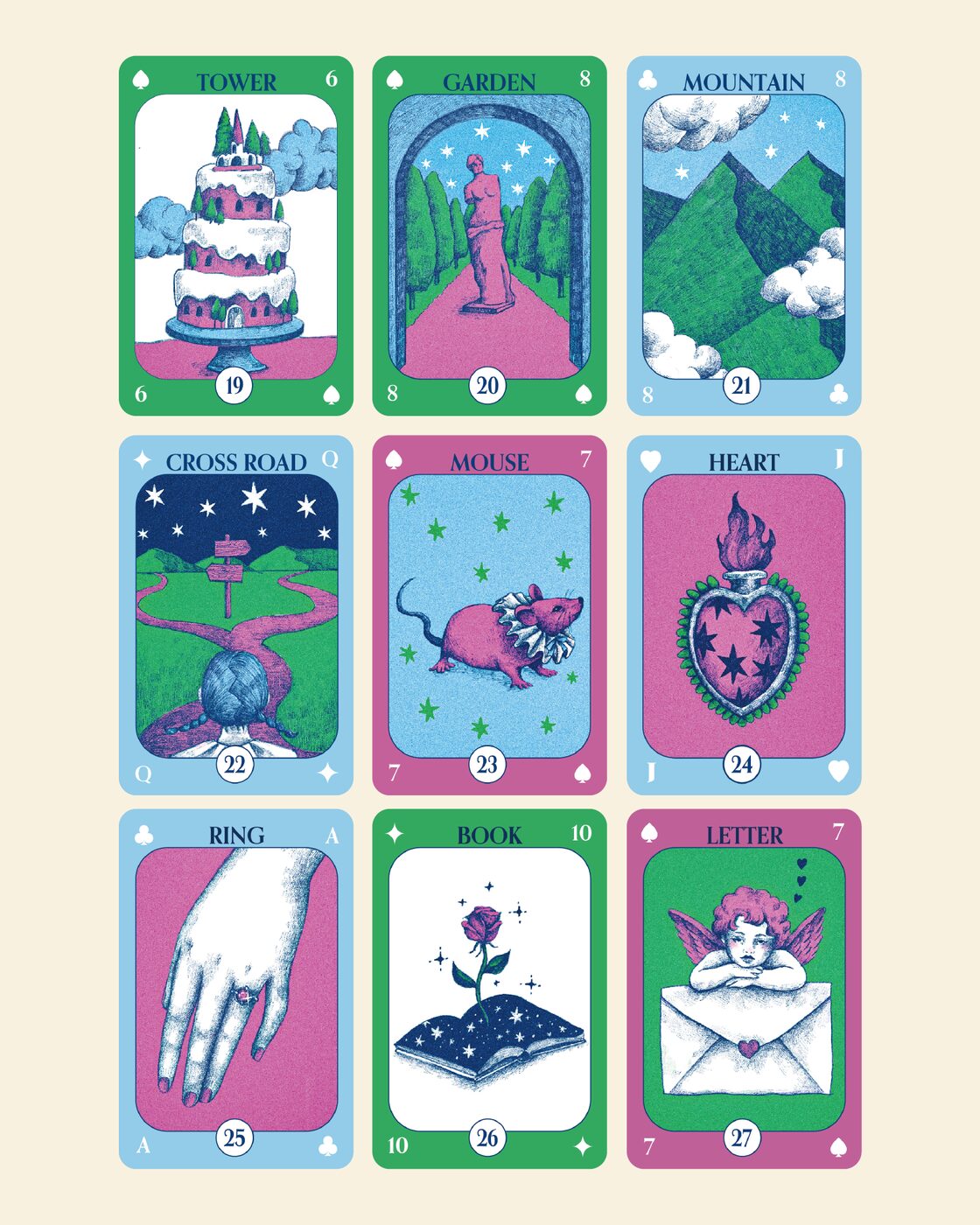 ☆再入荷【番外編】Doodle Lenormand 【ルノルマンカード】 | PAY ID