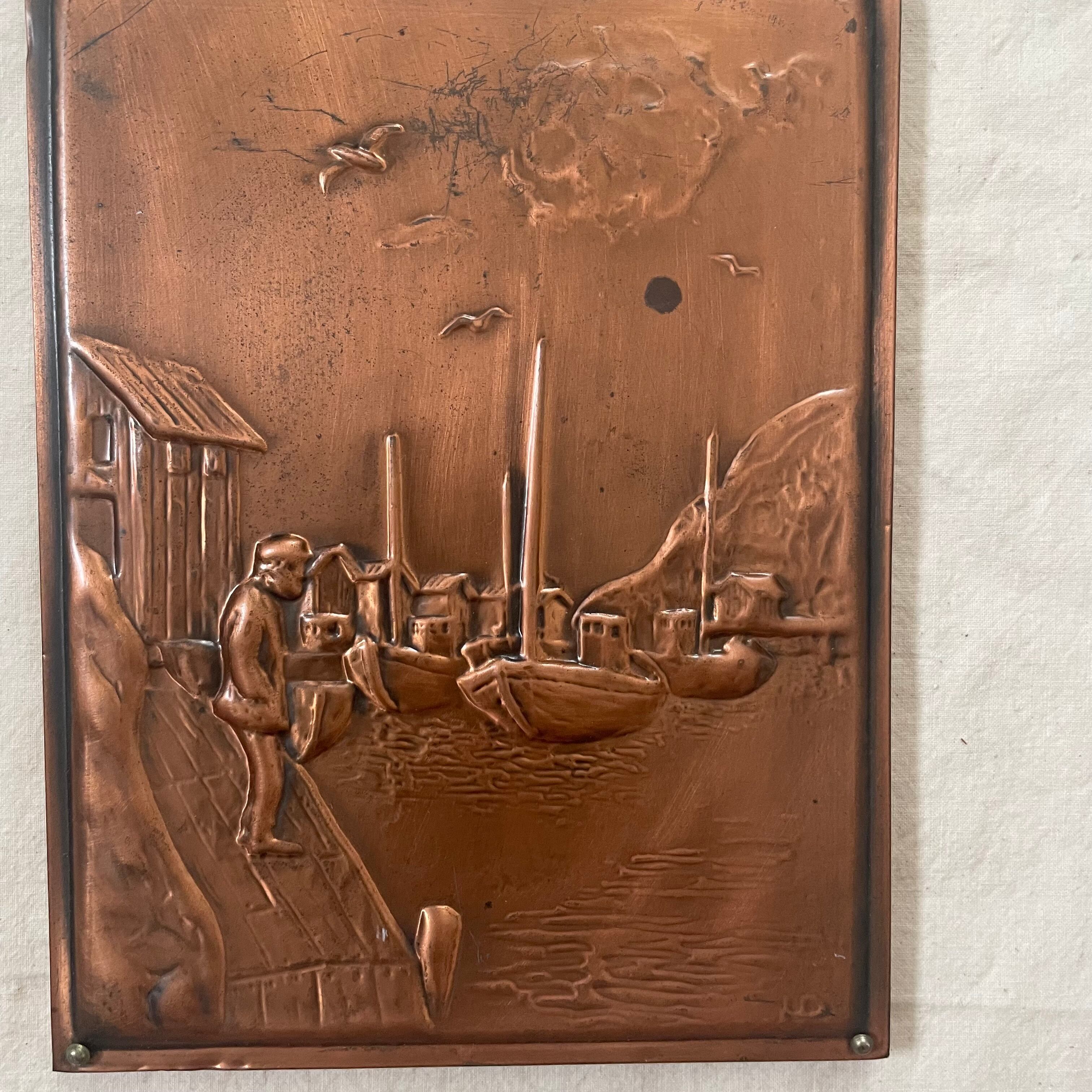 銅の壁飾り | tsuitachi craft&brocante