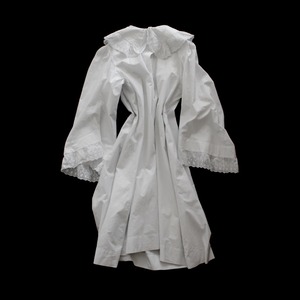 1880s French Cotton Night Gown
