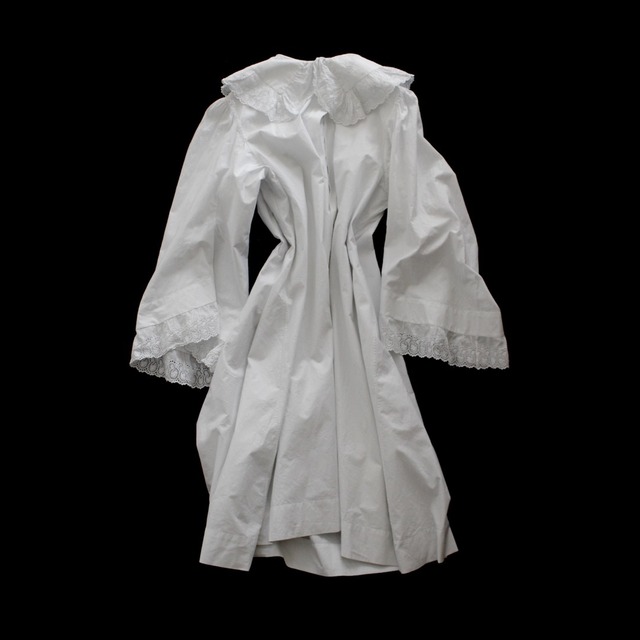 1880s French Cotton Night Gown