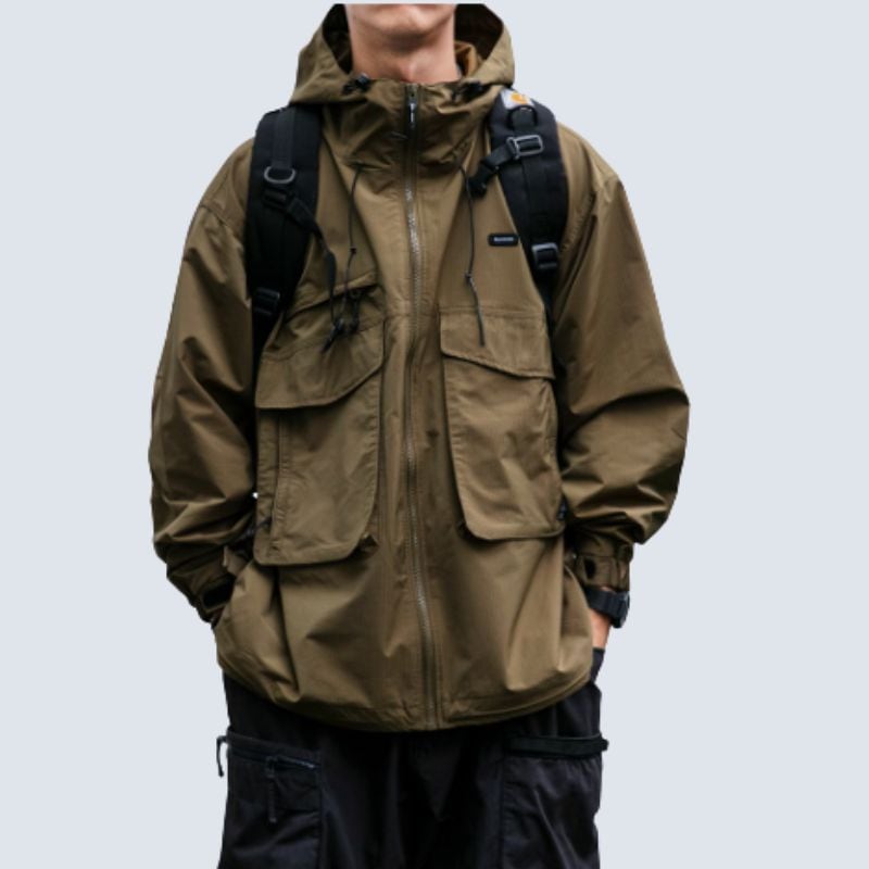 フード付きフルジップユーティリティジャケット A18629