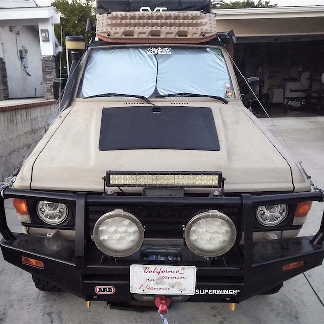 トヨタ ランドクルーザー 60シリーズ J60 Lensun 100W フードフレキシブルソーラーパネル