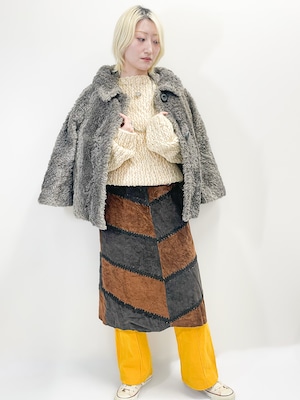 Vintage Faux Fur Short Jacket by Irving Posluns