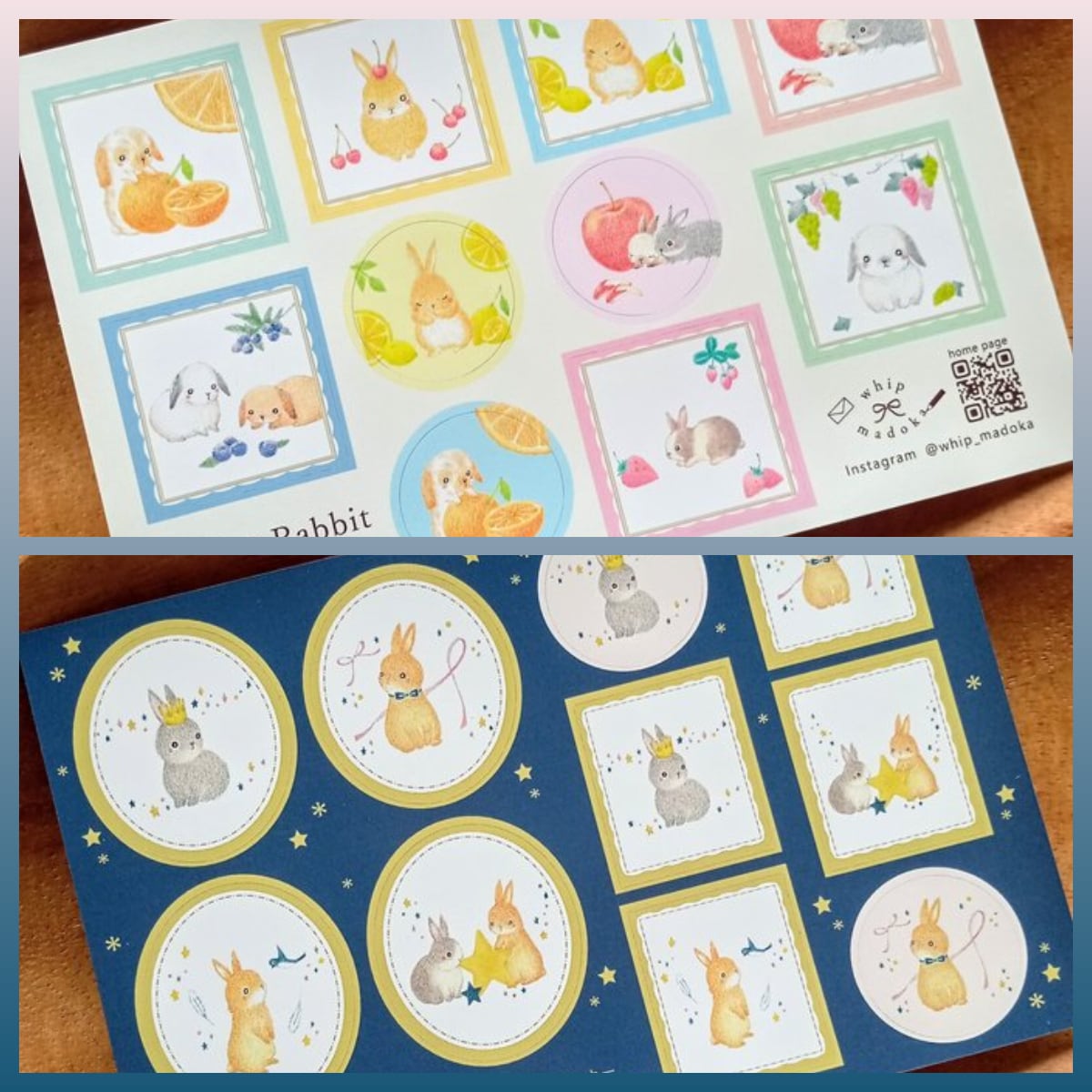 USAMARU メモ帳・ステッカー・マスキングテープセット　うさまる うさまる＿マスキングテープ2種セット - TOKYO ORORA