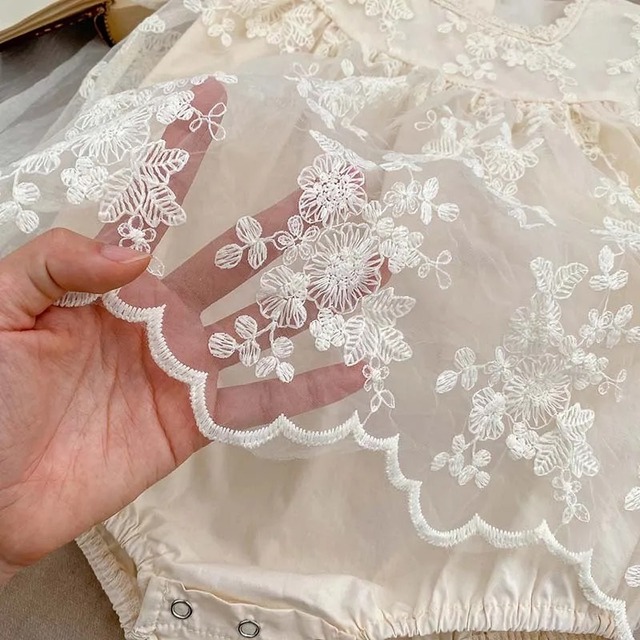 lace  rompers dress
