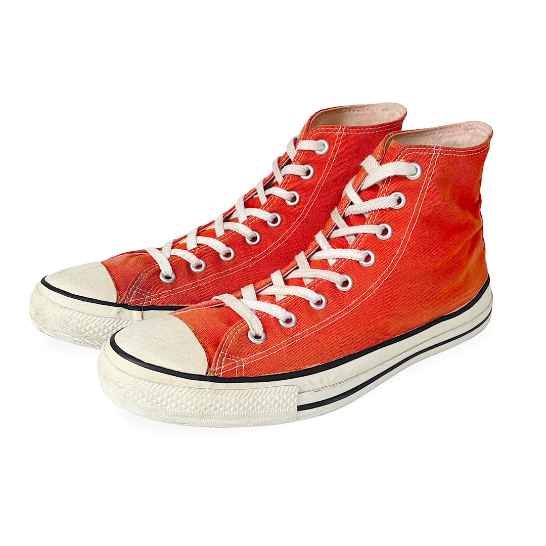 90s コンバース USA製 オールスター オレンジ ハイカット ヴィンテージ スニーカー CONVERSE ALLSTAR HI 9インチ FC1200