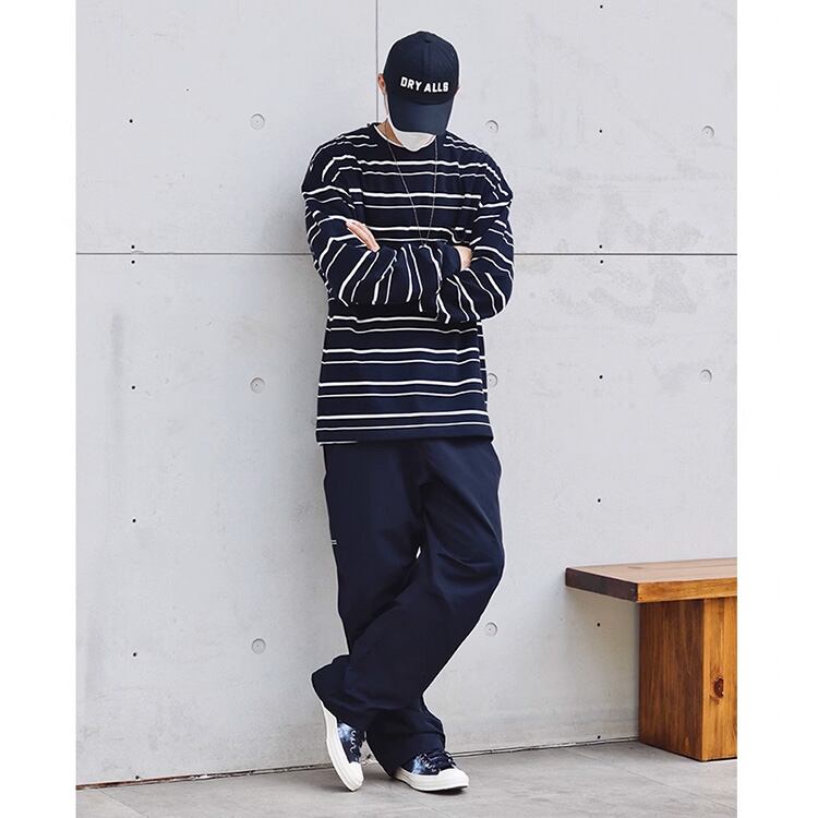 ★CUSTOM WOVEN STRIPE WASH RETRO T　　　A0787