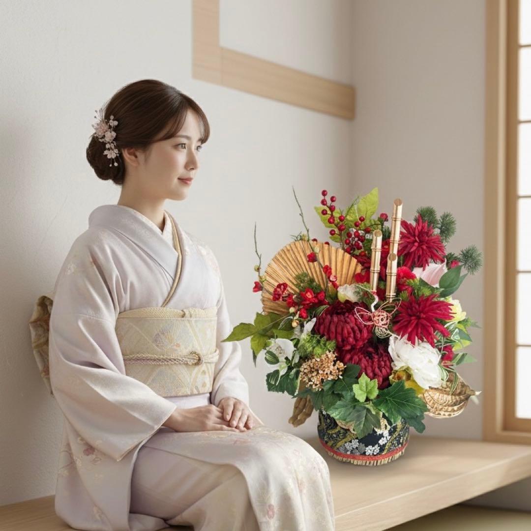 特大門松 深紅の雅 正月アレンジメント Lサイズ 店舗用門松 商業用門松 特大門松 深紅の雅 正月アレンジメント Lサイズ 店舗用門松 商業用門松