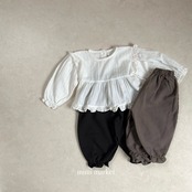 韓国子供服 / mimimarket / 26Autumn / モモフリルパンツ / 秋服 *S~L *