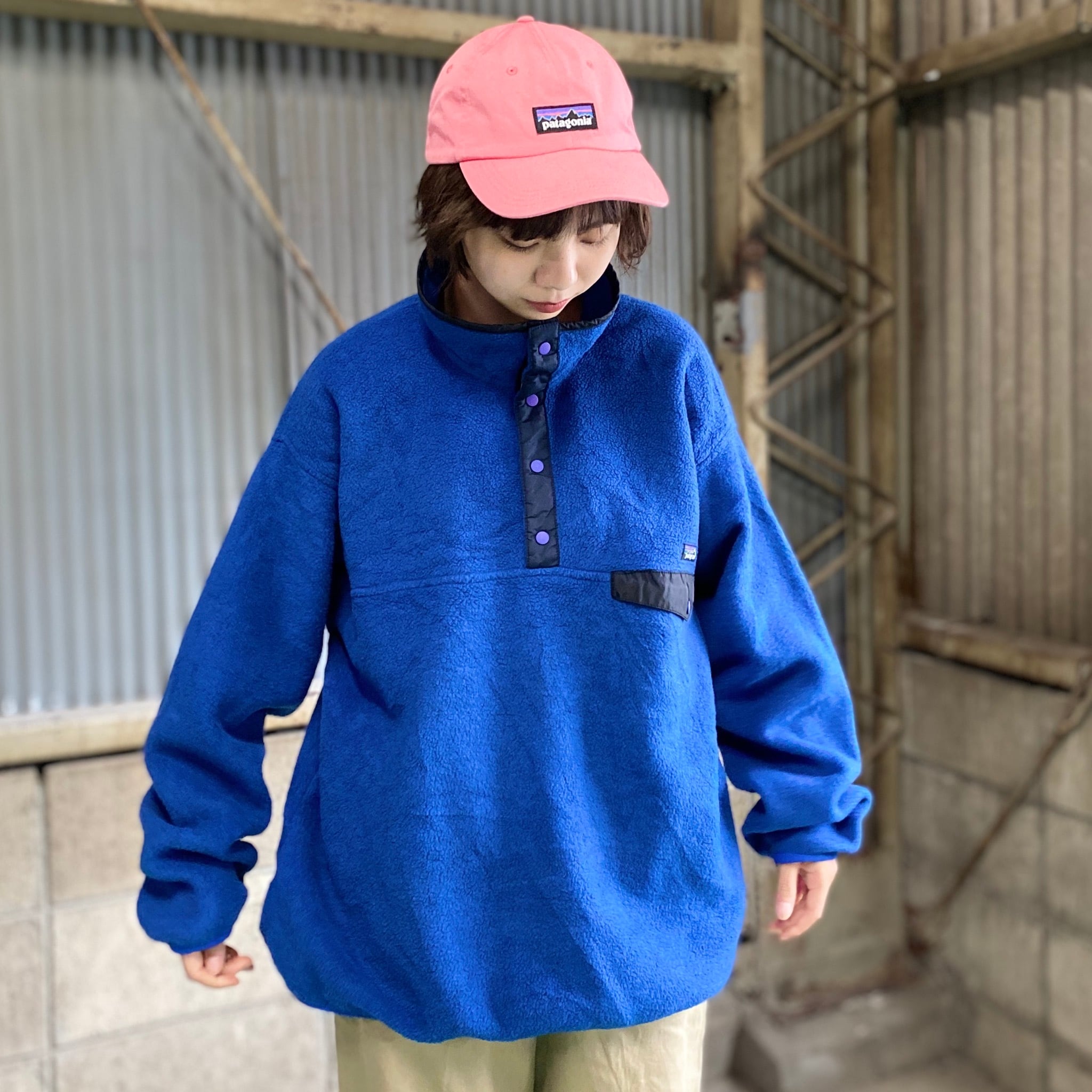 USA製 Patagonia パタゴニア SYNCHILLA シンチラ スナップT フリース  