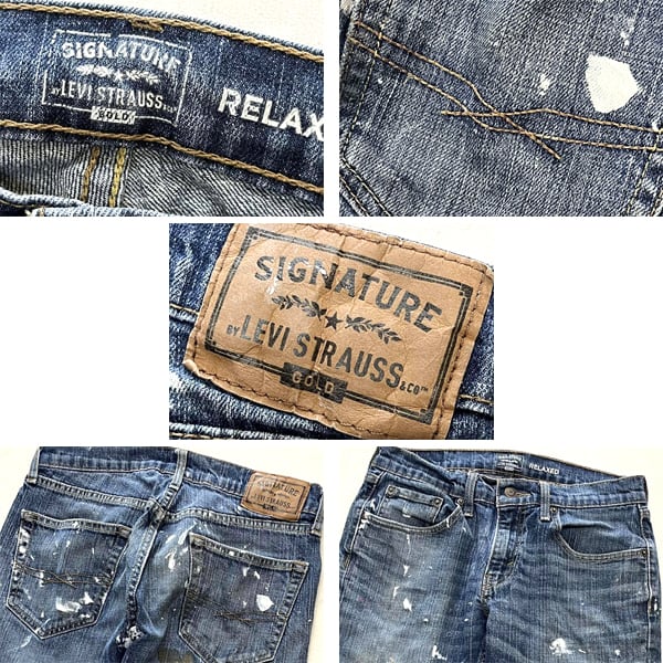 90s Levi's リーバイス 508 ペンキ加工デニムパンツ ヴィンテージ
