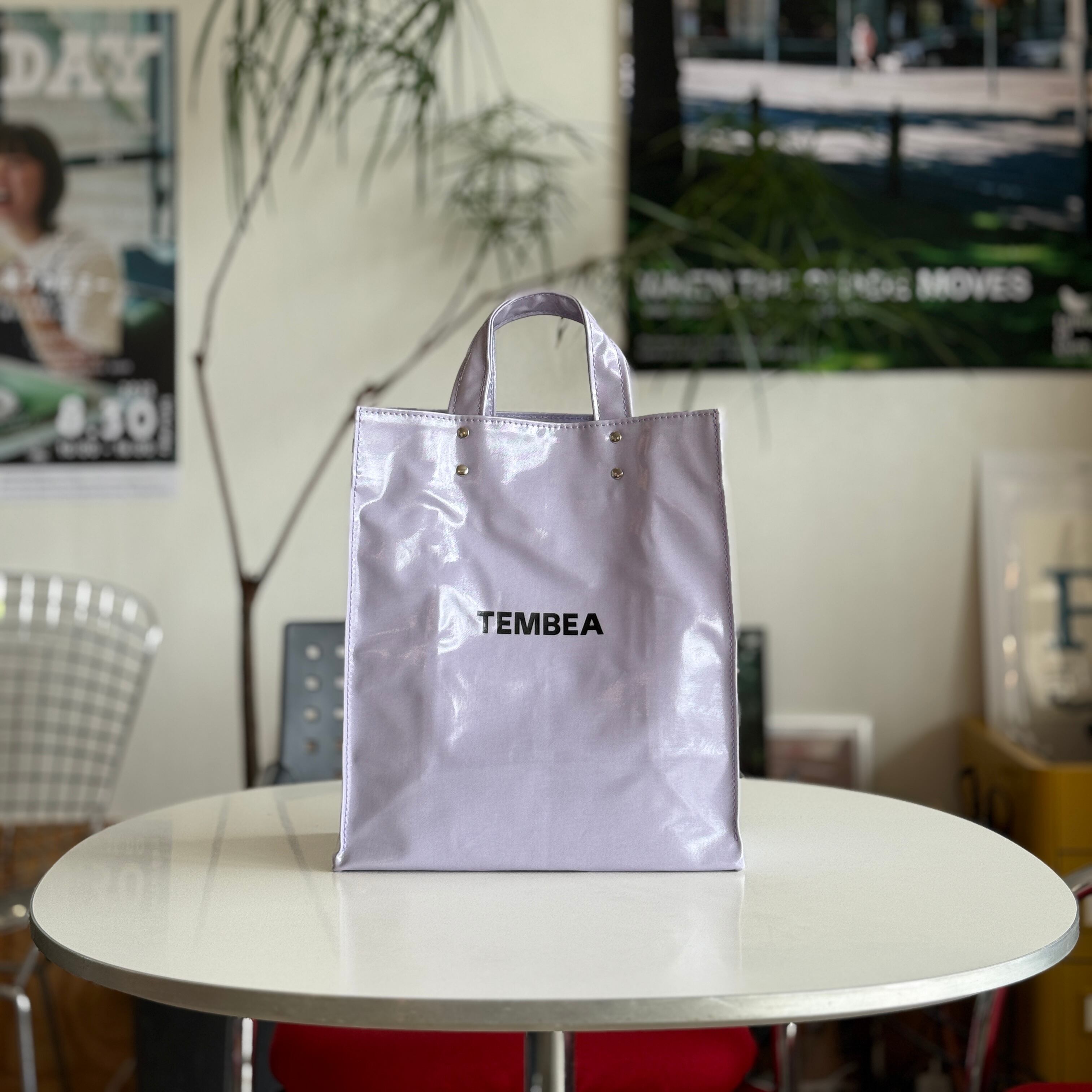 TEMBEA PAPER TOTE MEDIUM LT-PURPLE
