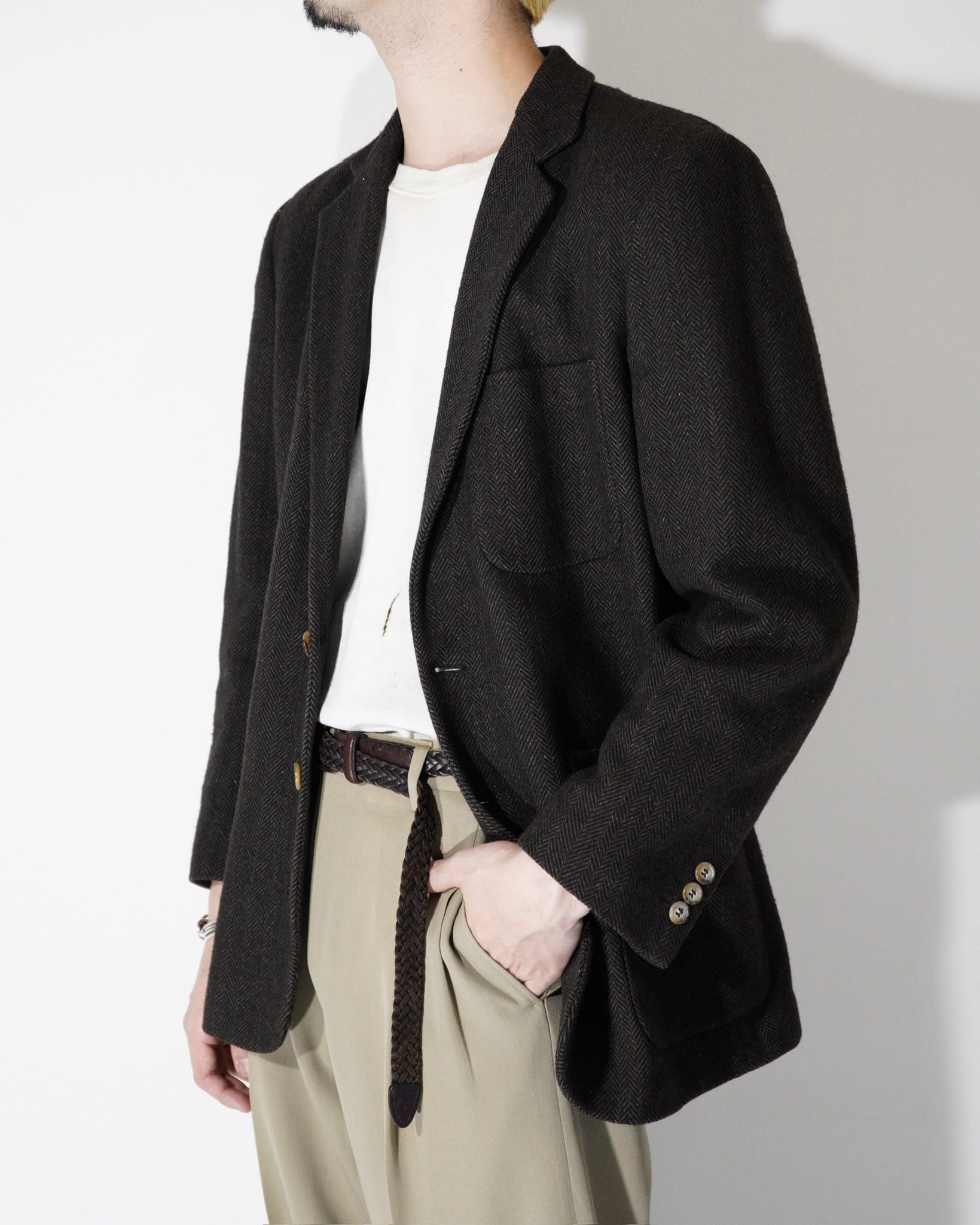 C.P.COMPANY】Herringbone Tailored Jacket | used.memento