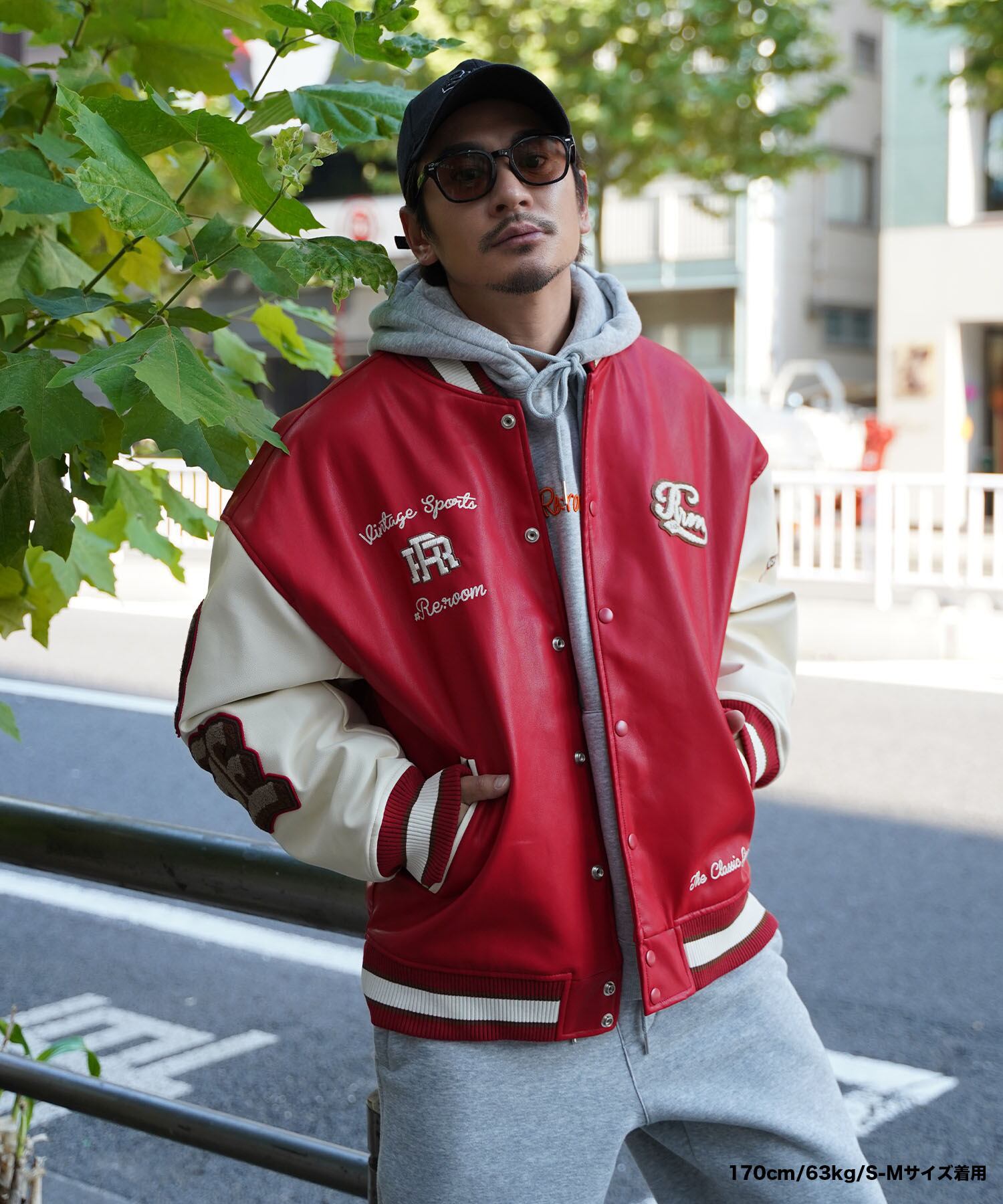 Re:room】FAKE LEATHER STADIUM JACKET［REJ111］ | #Re:room（リルーム）