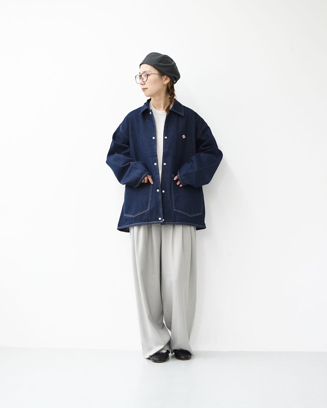 DANTON [ダントン] M COTTON DENIM COVERALL [DT-B0400 DNS] コットン