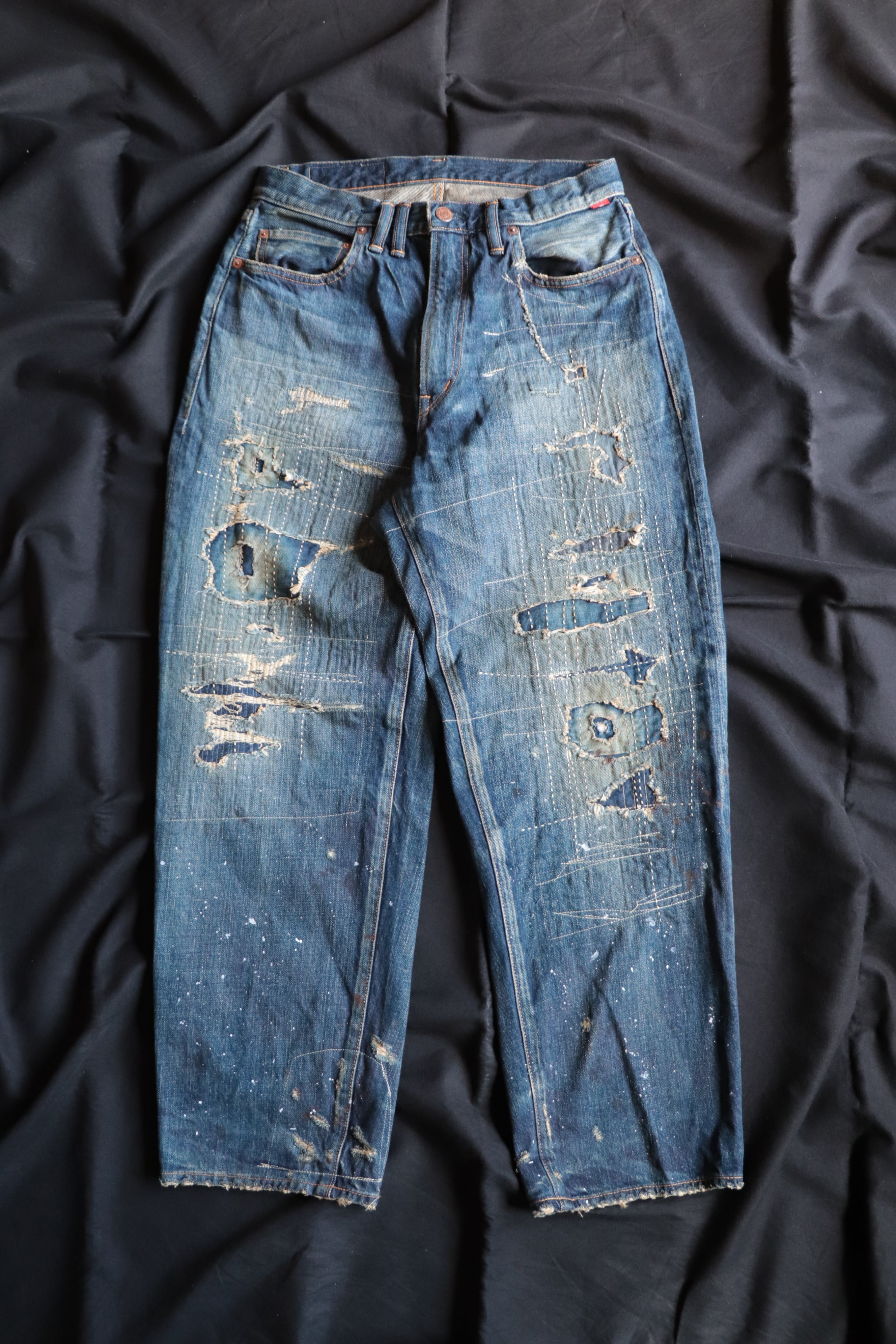 ANACHRONORM/アナクロノーム HARD REMAKED REGULAR TAPERED 5P PANTS - INDIGO (REMAKE) AN401