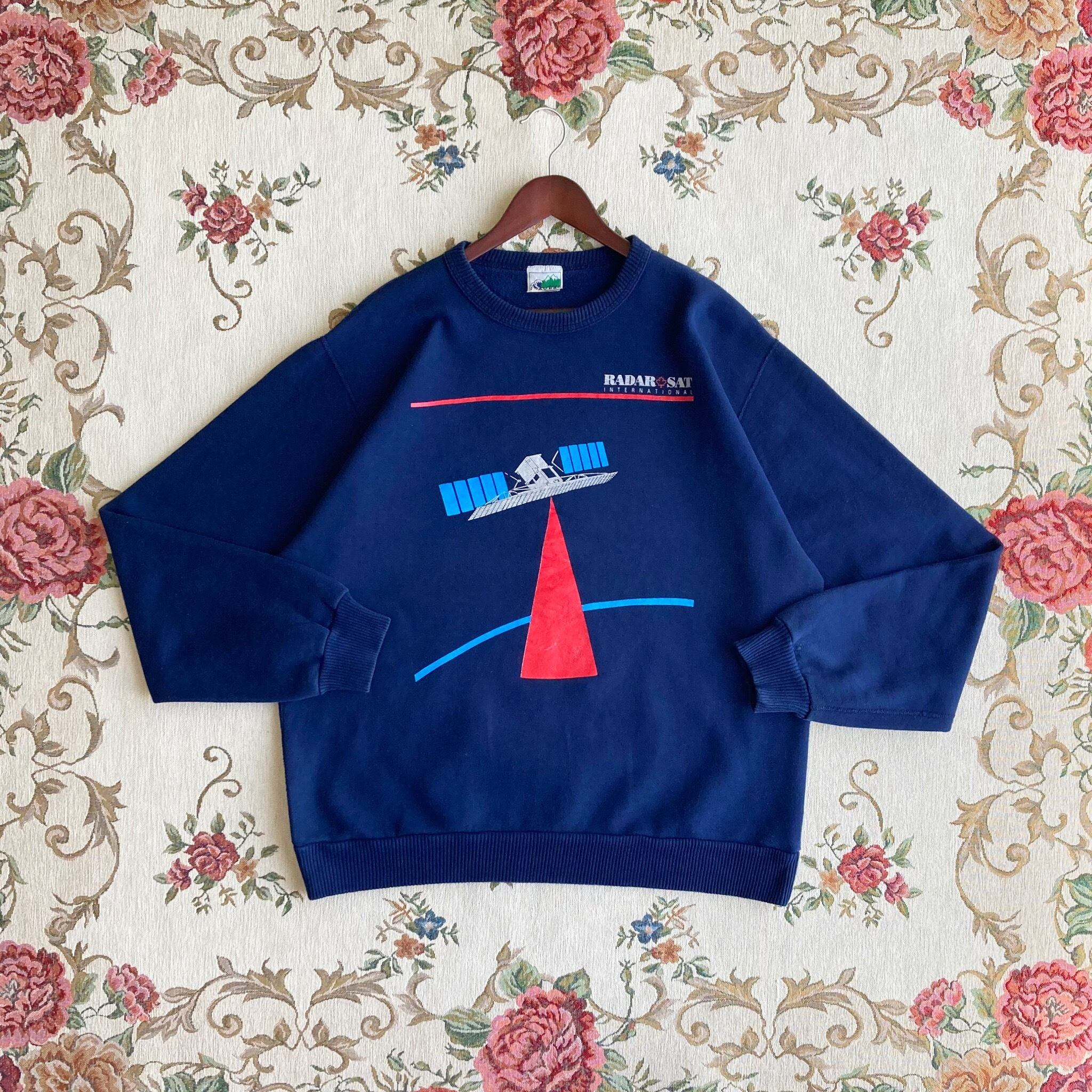 space print sweat shirt