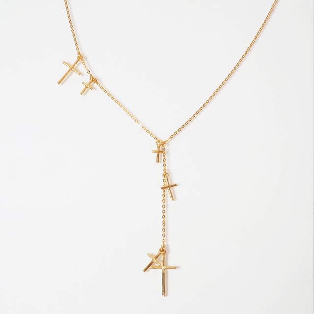Star Cross Necklace (gold)