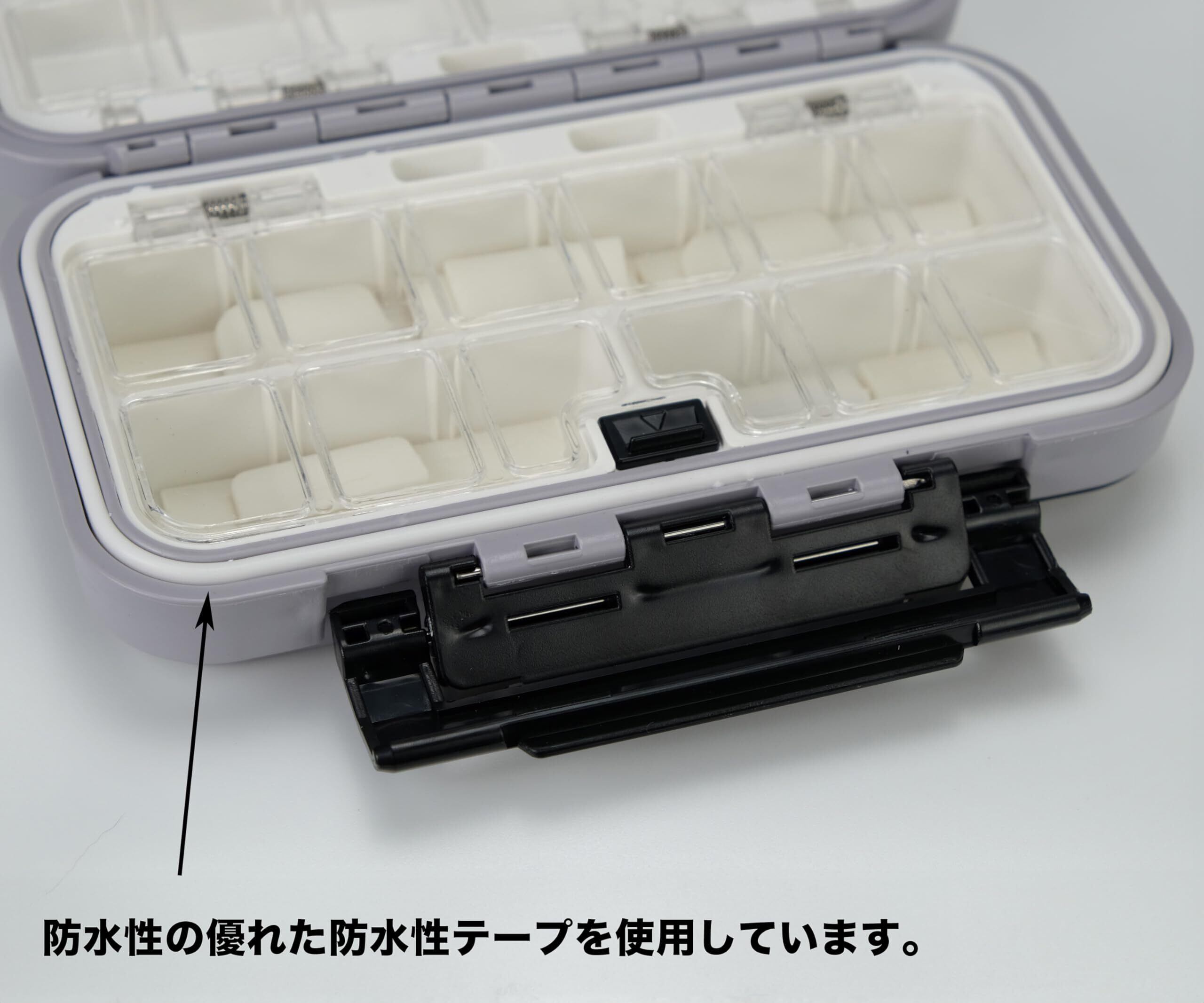 Piscorush タックルボックス 防水 釣り道具 釣りの餌箱 仕餌 釣り