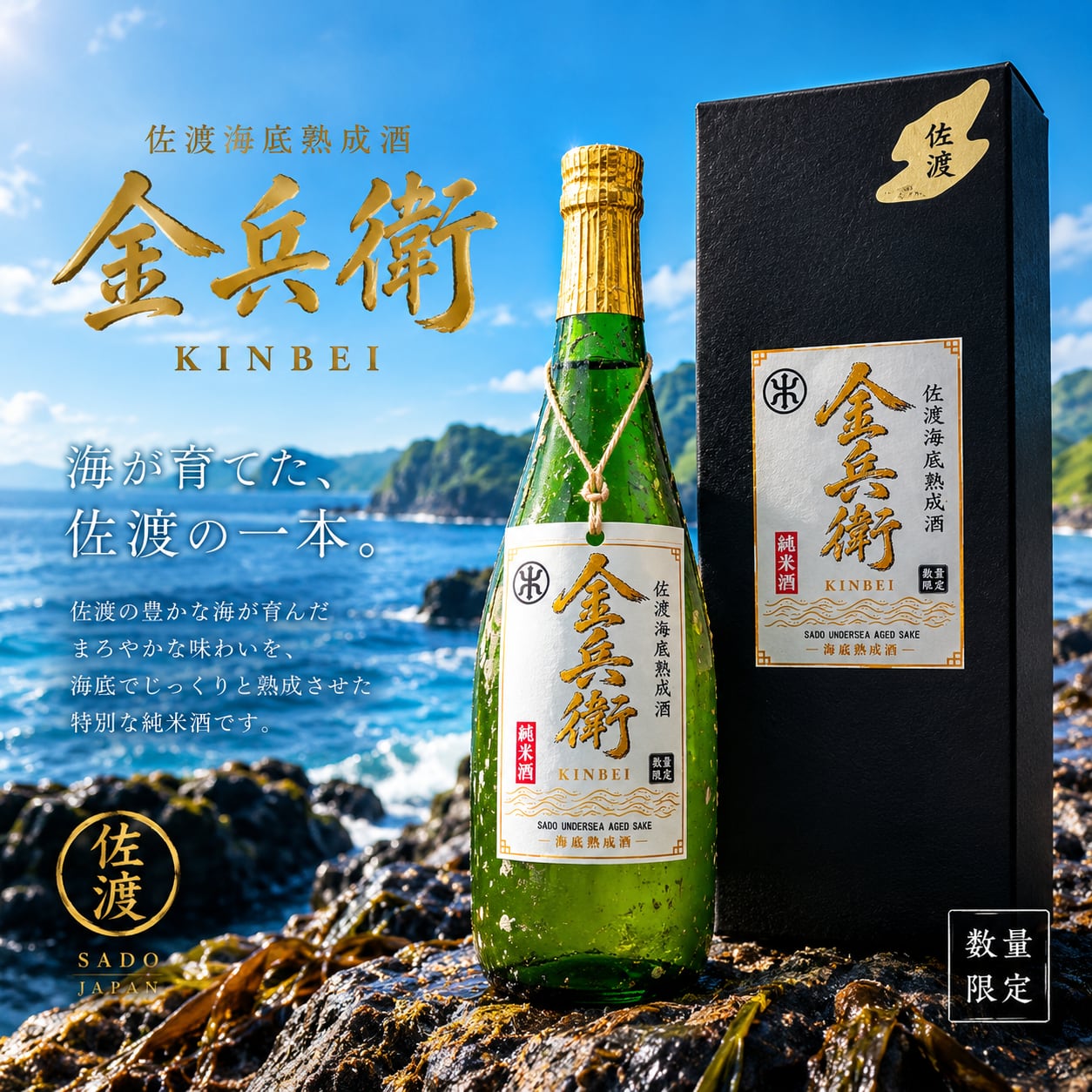 佐渡海底熟成酒 金兵衛 720ml