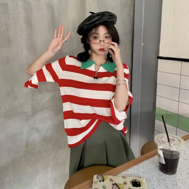 カラーセーター 薄手コート サマートップス 大人ガーリー スウィート キュート カジュアル 夏物 モンロー29960040382