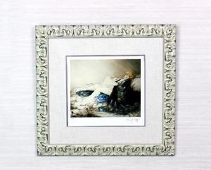 ルイ イカール「シルクローブ」作品証明書 展示用フック 限定375部エディション付複製画ジークレ