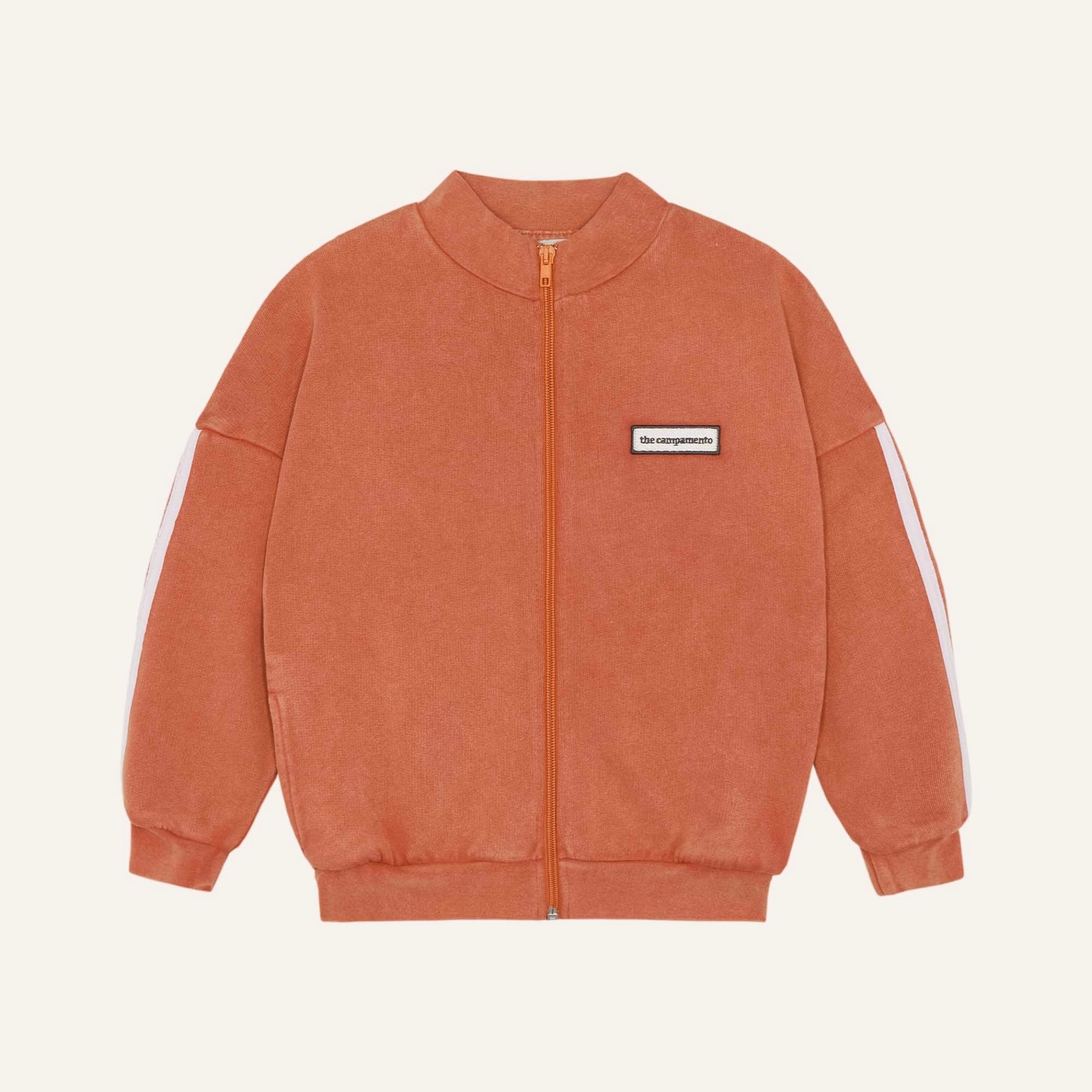 The campamento】Red Washed Zipped Sweatshirt（3y,5/6y） | MEGO.